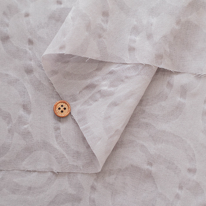 Salt-Shrunk Cotton Single Gauze Fabric - Flower - nomura tailor