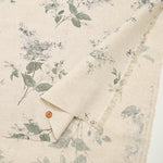 C/L muslin Printed Fabric - Flower - nomura tailor