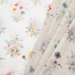 C/L muslin Printed Fabric - Bouquet - nomura tailor