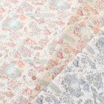 Cotton muslin Printed Fabric - Little House in the Meadow - nomura tailor
