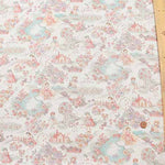 Cotton muslin Printed Fabric - Little House in the Meadow - nomura tailor