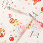 Cotton Sheeting Print Fabric – Soft Chintz Finish – Atsuko Matsuyama – Retro - nomura tailor