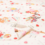 Cotton Sheeting Print Fabric – Soft Chintz Finish – Atsuko Matsuyama – Retro - nomura tailor