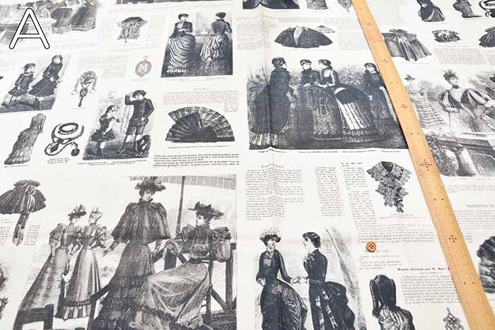 Cotton Shirting Print Fabric - Michiko Sonobe - Victoria - nomura tailor
