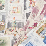 Cotton Shirting Print Fabric - Michiko Sonobe - Victoria - nomura tailor
