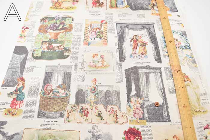 Cotton Shirting Print Fabric - Michiko Sonobe - Victoria - nomura tailor