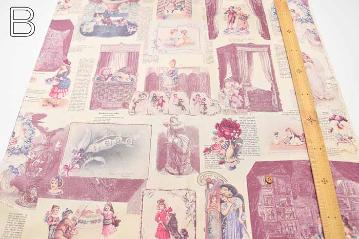 Cotton Shirting Print Fabric - Michiko Sonobe - Victoria - nomura tailor