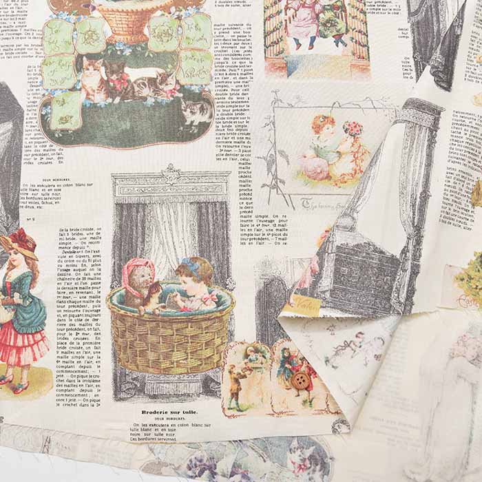 Cotton Shirting Print Fabric - Michiko Sonobe - Victoria - nomura tailor