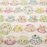 Cotton Shirting Fabric (Using Myufan Yarn) - Tea Cup - nomura tailor