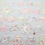Cotton Shirting Fabric (Using Myufan Yarn) - Tea Cup - nomura tailor