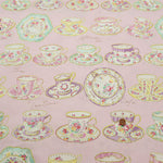Cotton Shirting Fabric (Using Myufan Yarn) - Tea Cup - nomura tailor