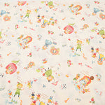 Cotton muslin Printed Fabric - One Mile Roses Fairy Tale - nomura tailor