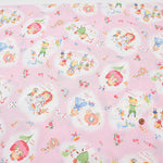 Cotton muslin Printed Fabric - One Mile Roses Fairy Tale - nomura tailor