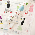 Cotton Shirting Fabric - Suzuko Koseki Collection Torsos - nomura tailor