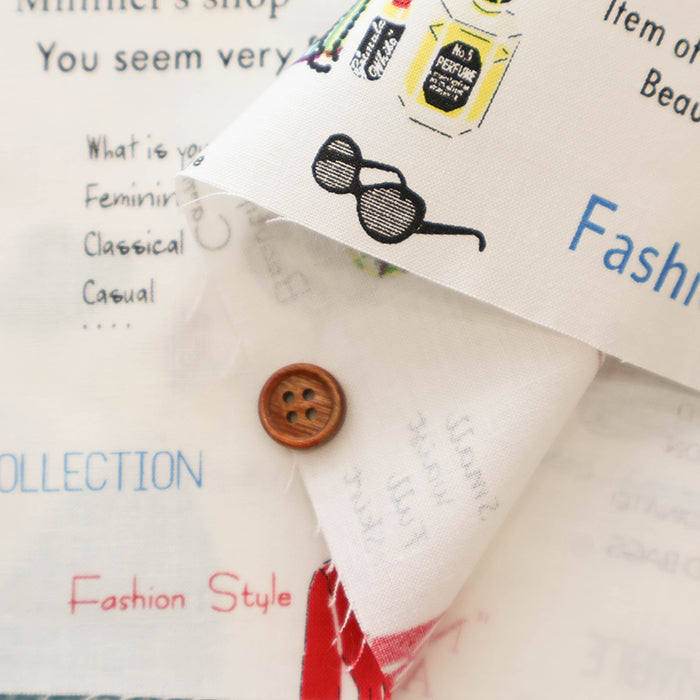 Cotton Shirting Fabric - Suzuko Koseki Collection Torsos - nomura tailor