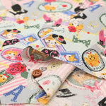 Cotton Shirting Fabric - Sobakasu-Kids Cat’s Collection - nomura tailor