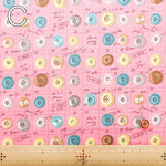 Cotton Shirting Fabric - Reiko Koseki Collection - Button Pattern - nomura tailor