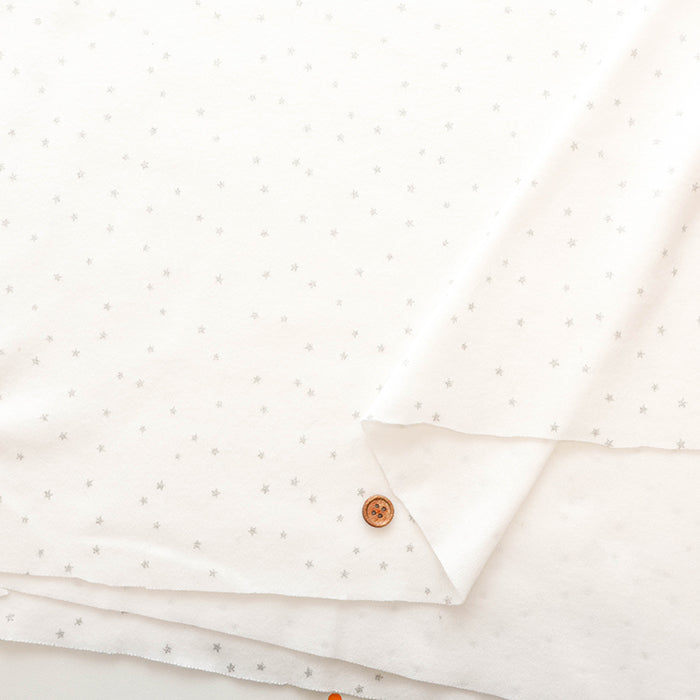 Cotton Smooth Lame (Glitter) Fabric - Star - nomura tailor
