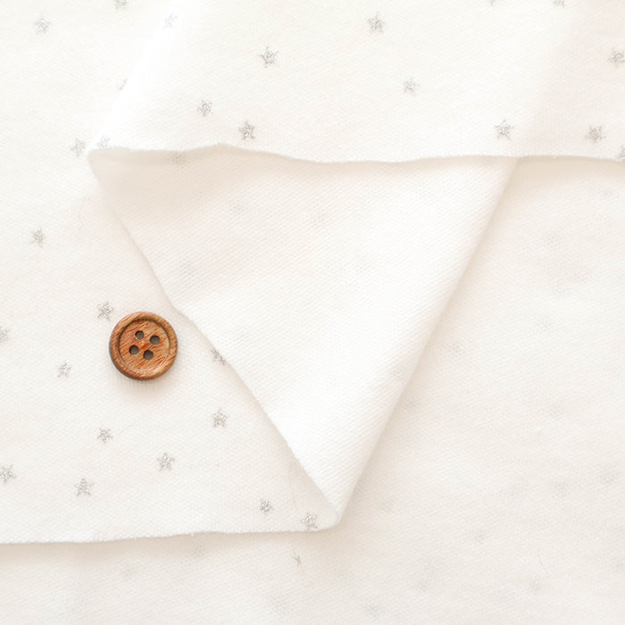Cotton Smooth Lame (Glitter) Fabric - Star - nomura tailor