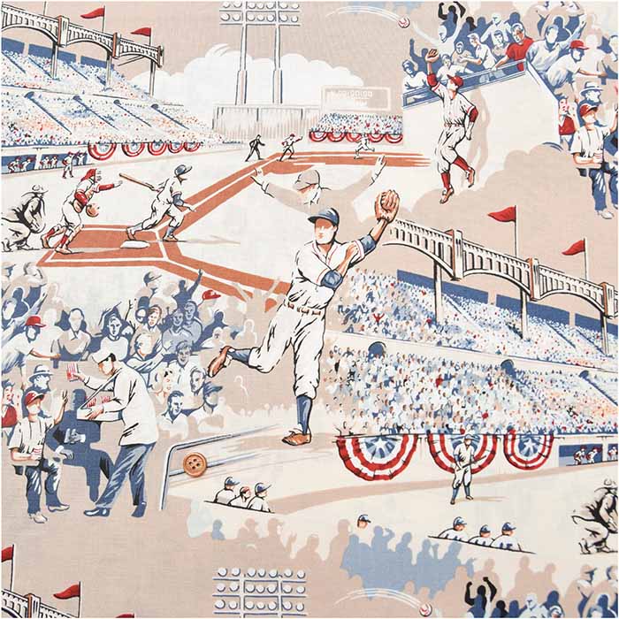 USA Cotton - ALEXANDER HENRY - American Pastime - nomura tailor