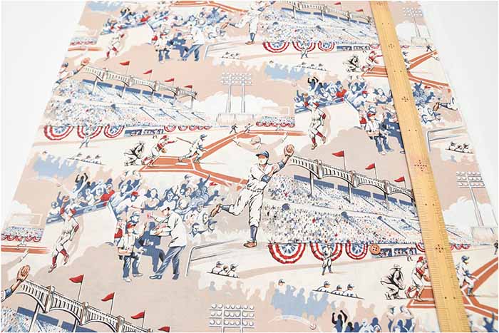 USA Cotton - ALEXANDER HENRY - American Pastime - nomura tailor