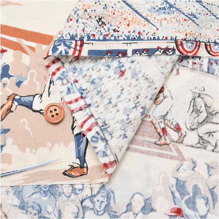 USA Cotton - ALEXANDER HENRY - American Pastime - nomura tailor