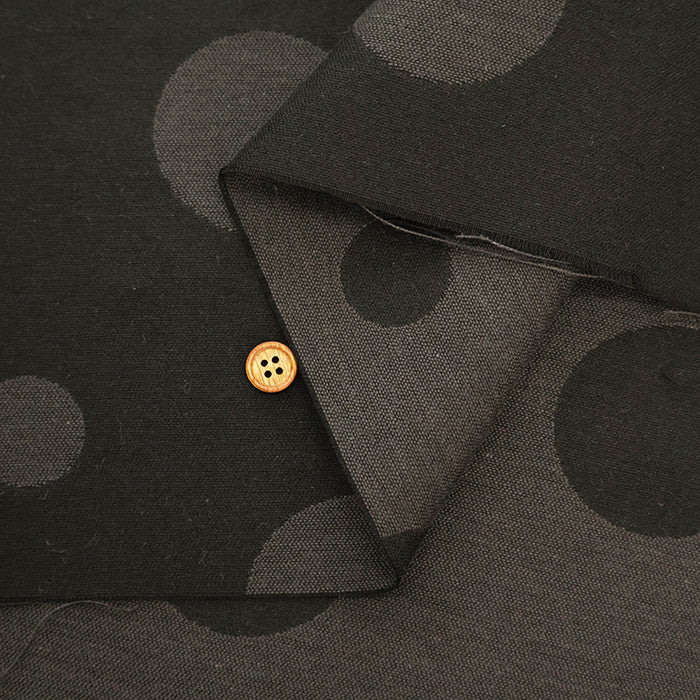 Cotton Yarn-dyed Jacquard Fabric - Polka Dot - nomura tailor
