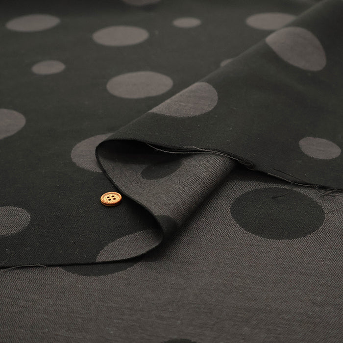 Cotton Yarn-dyed Jacquard Fabric - Polka Dot - nomura tailor