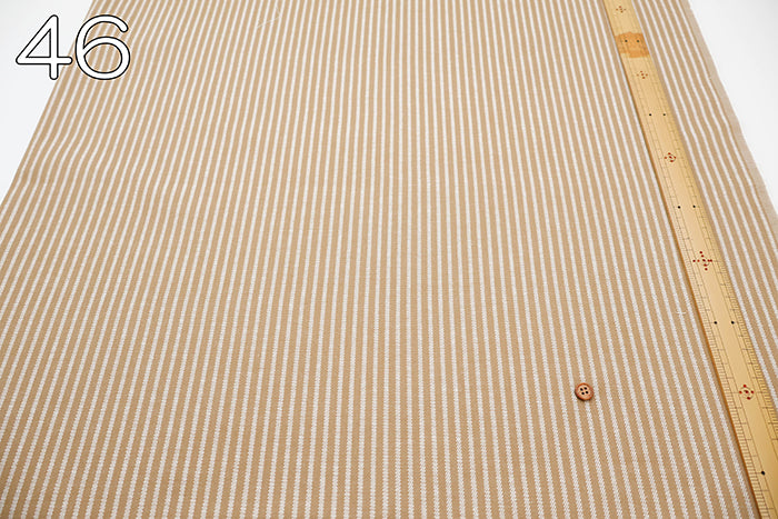 Cotton Twill Yarn-dyed Jacquard Fabric - Striped - nomura tailor