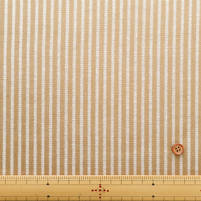 Cotton Twill Yarn-dyed Jacquard Fabric - Striped - nomura tailor