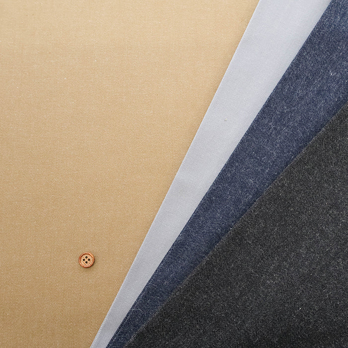 Cotton Yarn-dyed Denim-style Fabric - Plain - nomura tailor