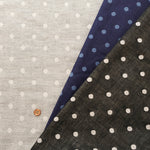 Cotton Yarn-dyed Double Gauze Fabric - Dot - nomura tailor