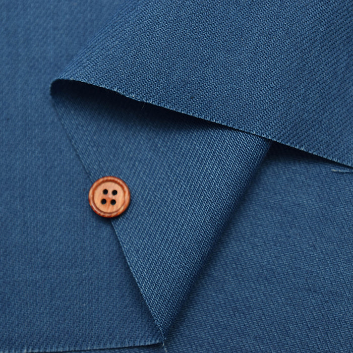 Cotton Indigo dyed Twill Fabric - Plain - nomura tailor