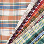 India-made Cotton Heavy Flannel Fabric - Check - nomura tailor