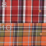 India-made Cotton Heavy Flannel Fabric - Check - nomura tailor