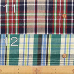 India-made Cotton Heavy Flannel Fabric - Check - nomura tailor