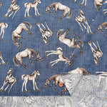 USA Cotton sheeting fabric Horse - nomura tailor