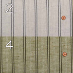 Bishu C/L Twill Slub Stripe - nomura tailor