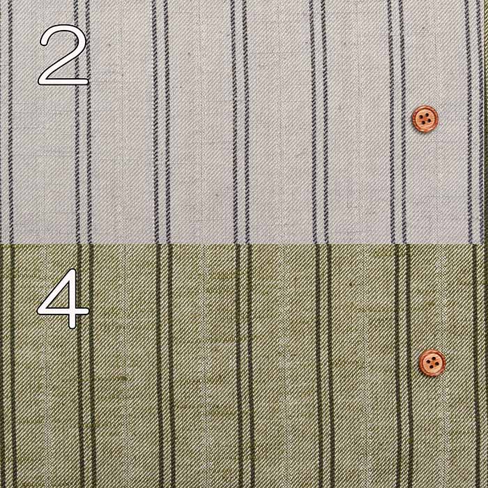 Bishu C/L Twill Slub Stripe - nomura tailor