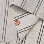Bishu C/L Twill Slub Stripe - nomura tailor