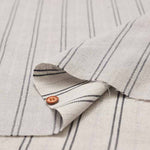 Bishu C/L Twill Slub Stripe - nomura tailor