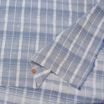 Bishu C/L Washer Shadow Check - nomura tailor