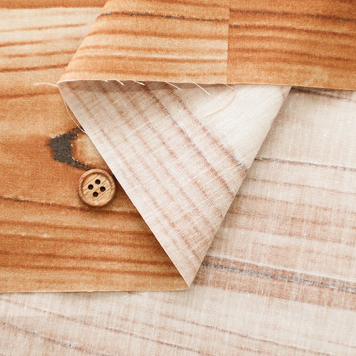 Cotton Broad Fabric - Wood Grain Pattern - nomura tailor