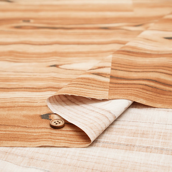 Cotton Broad Fabric - Wood Grain Pattern - nomura tailor