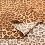 Cotton Muslin Printed Fabric - Leopard - nomura tailor
