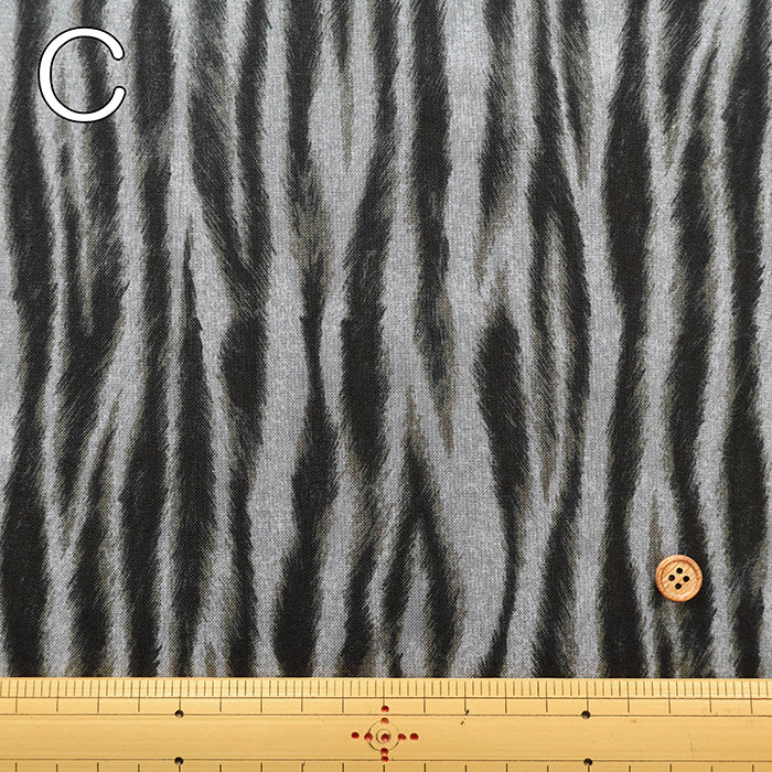 Cotton Muslin Printed Fabric - Zebra - nomura tailor