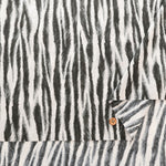Cotton Muslin Printed Fabric - Zebra - nomura tailor
