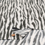 Cotton Muslin Printed Fabric - Zebra - nomura tailor
