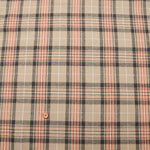 Brushed Cotton Check Fabric - nomura tailor