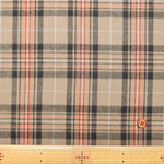 Brushed Cotton Check Fabric - nomura tailor